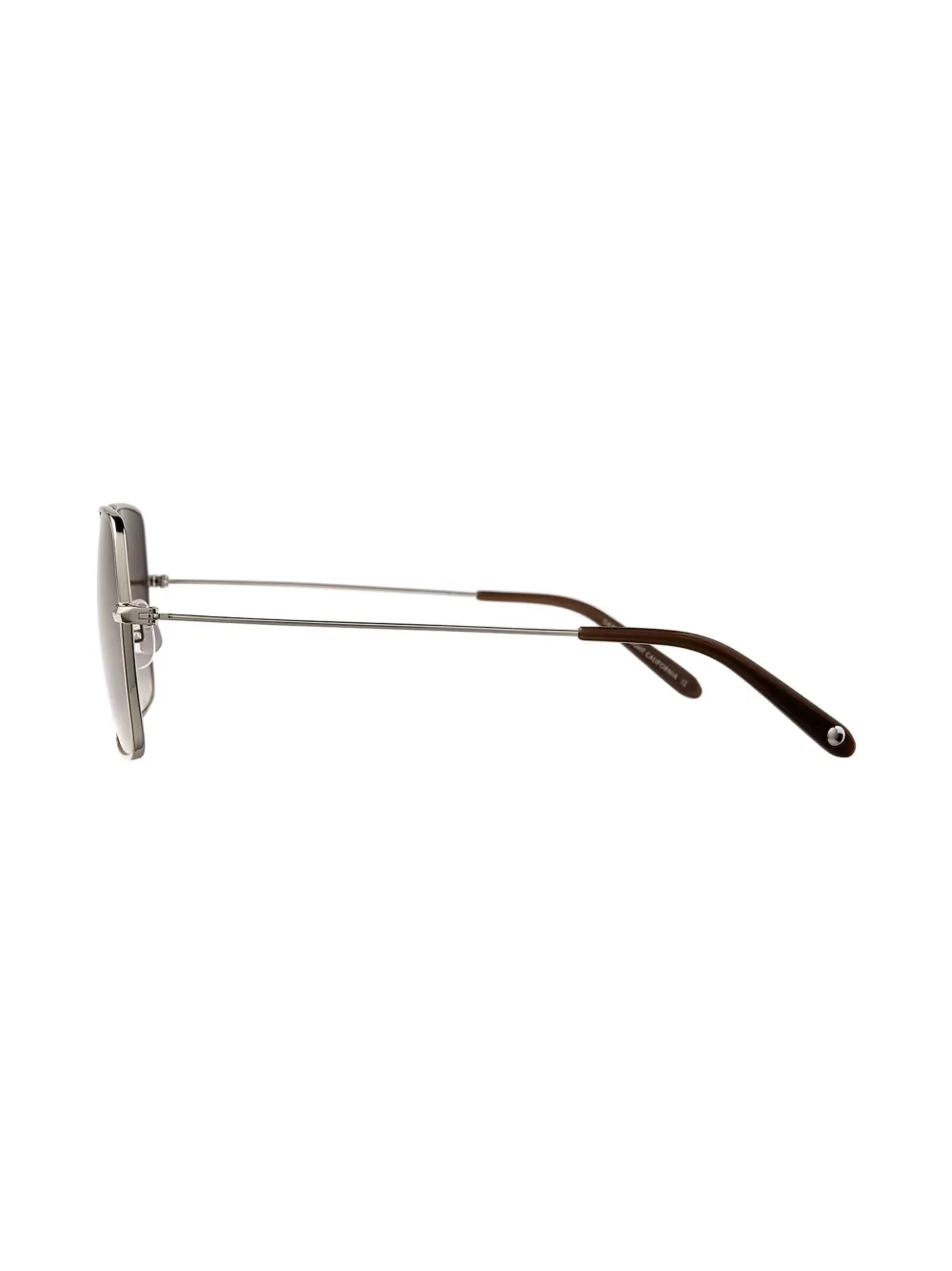 Garrett Leight Meadow Sun zonnebril Zilver