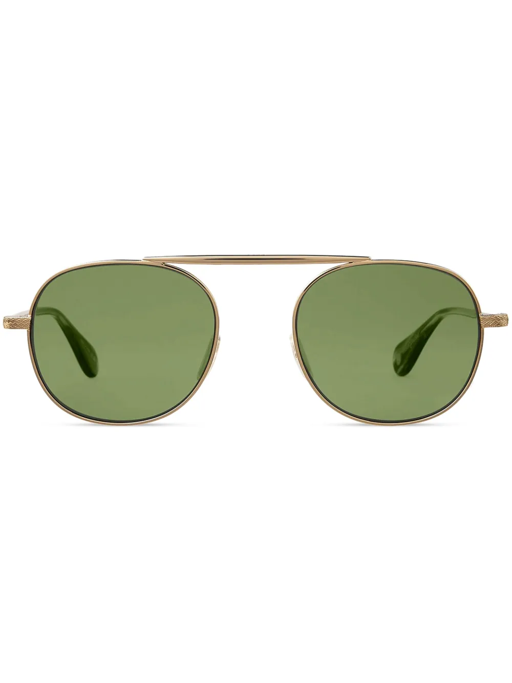 Garrett Leight Van Buren II Sun サングラス - ゴールドトーン Garrett Leight Van Buren II Sun サングラス - ゴールドトーン