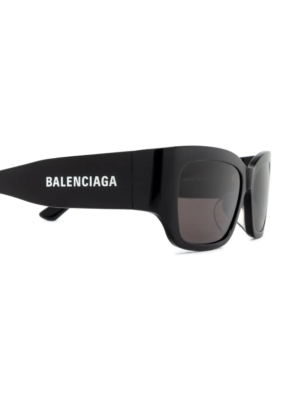 Balenciaga Eyewear Zonnebril met vierkant montuur Zwart