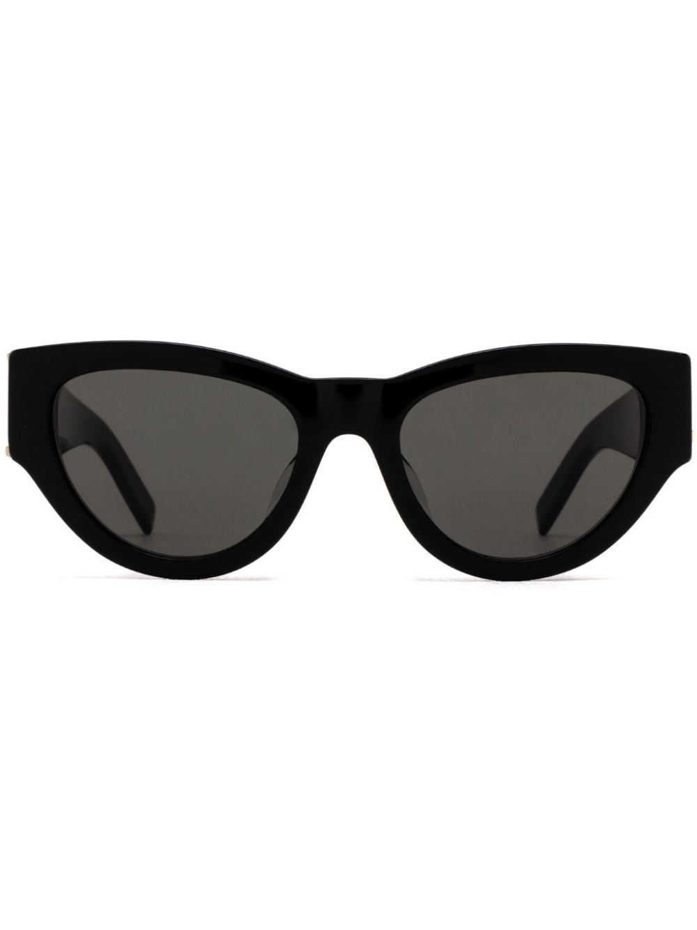 Saint Laurent Eyewear Zonnebril met rond montuur Zwart