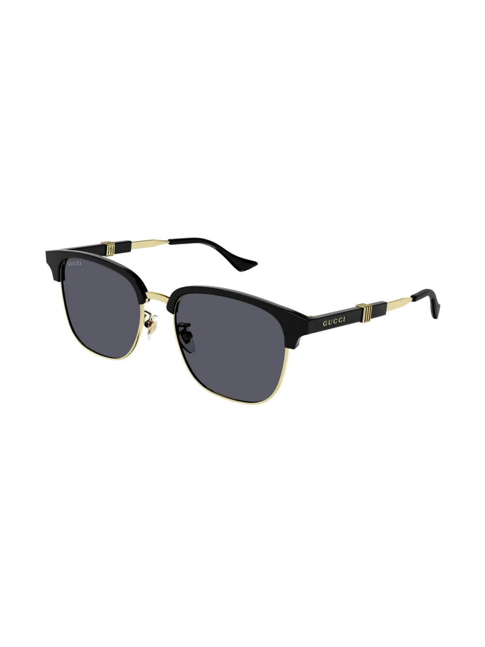 Gucci Eyewear Zonnebril met vierkant montuur - Zwart