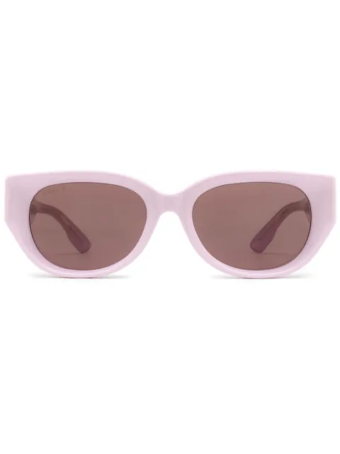 Gucci Eyewear lunettes de soleil à logo imprimé