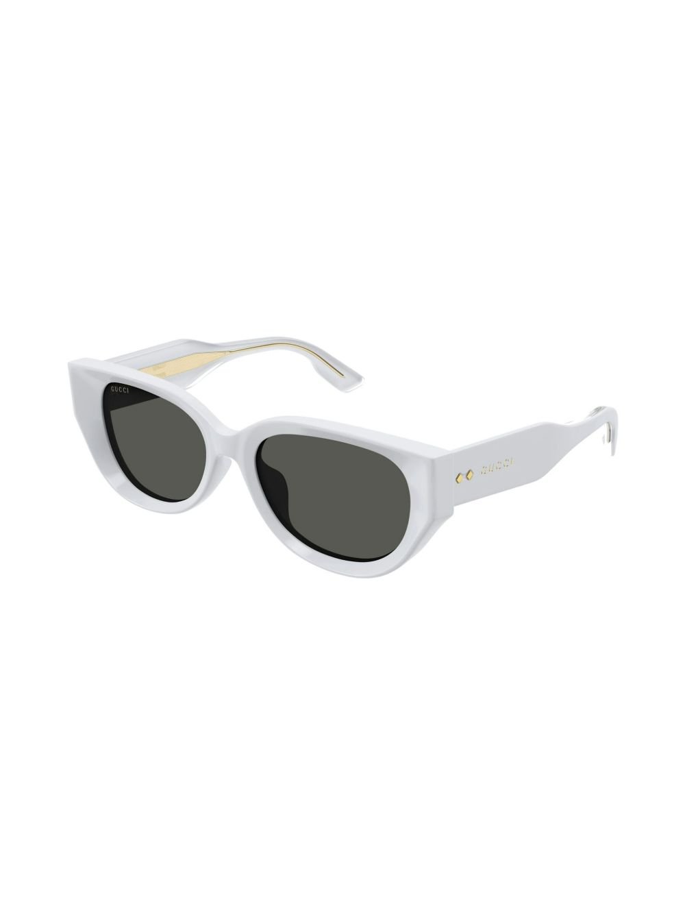 Gucci Eyewear Zonnebril met logoprint - Grijs