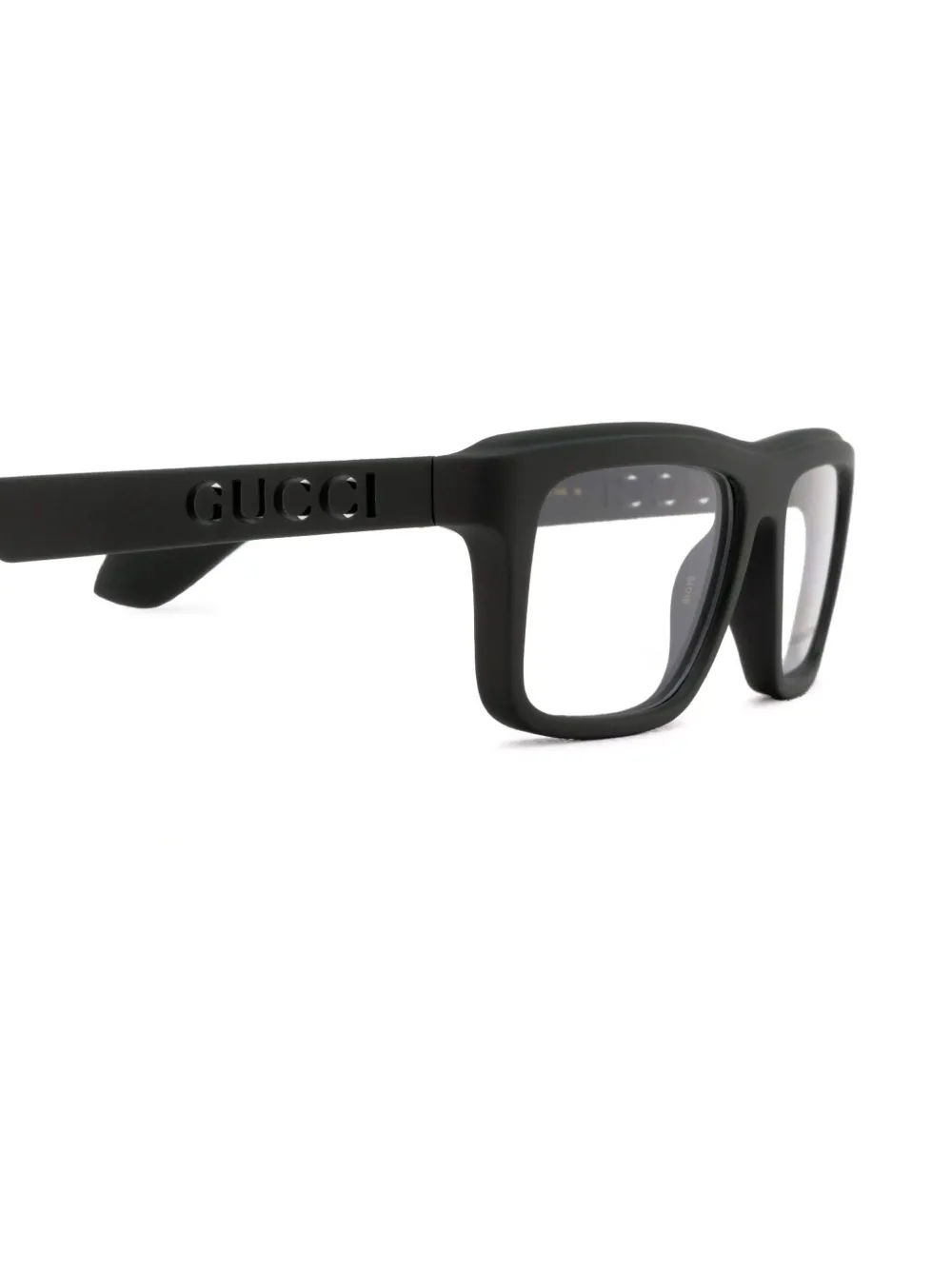 Gucci Eyewear Bril met rechthoekig montuur Groen