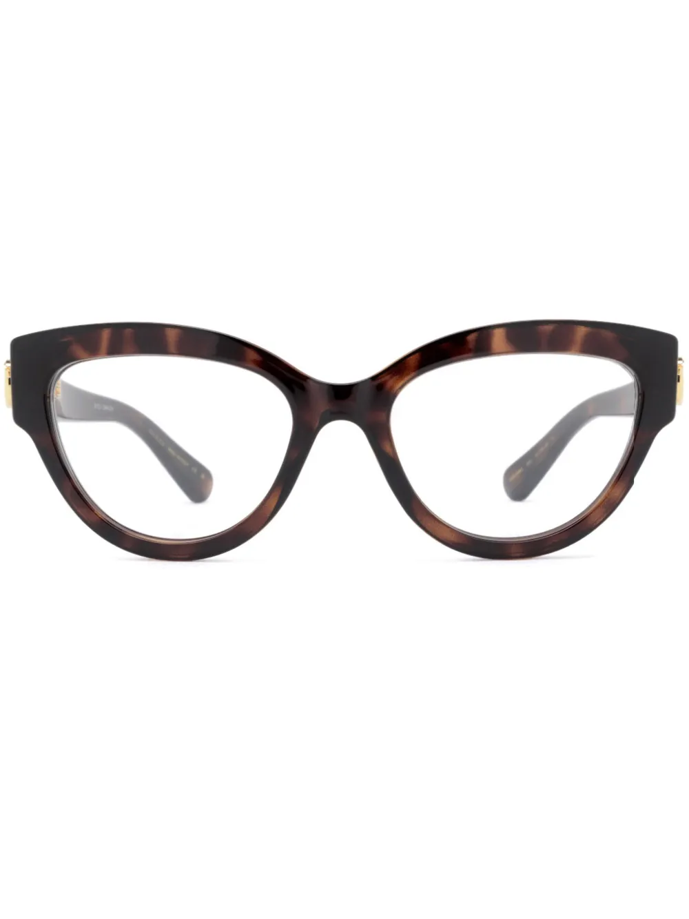 Gucci Cat-eye Frame Glasses In 褐色