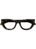 Gucci Eyewear round-frame glasses - Brown