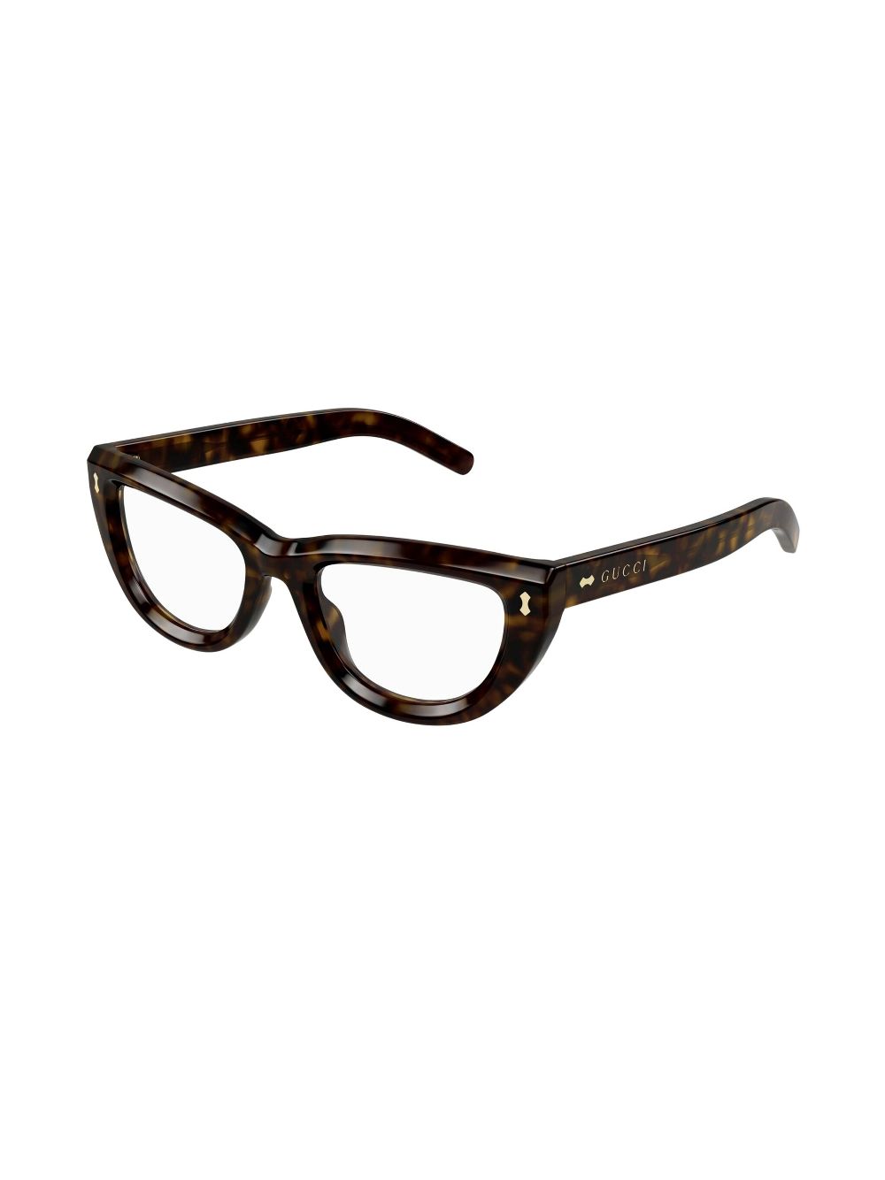 Gucci Eyewear Bril met rond montuur - Bruin