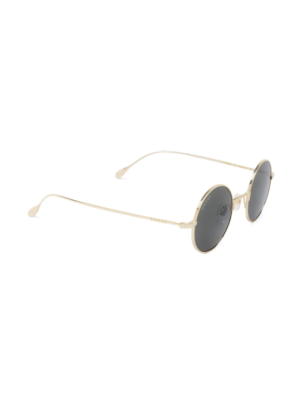 Gucci Eyewear Zonnebril met gegraveerd logo - Goud