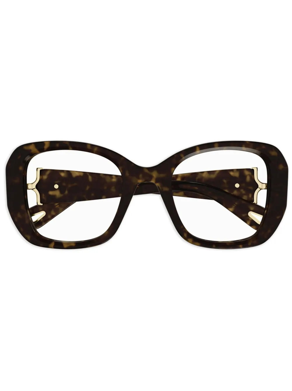 Chloé Eyewear lentes con armazón oversize | marrón | Image 1