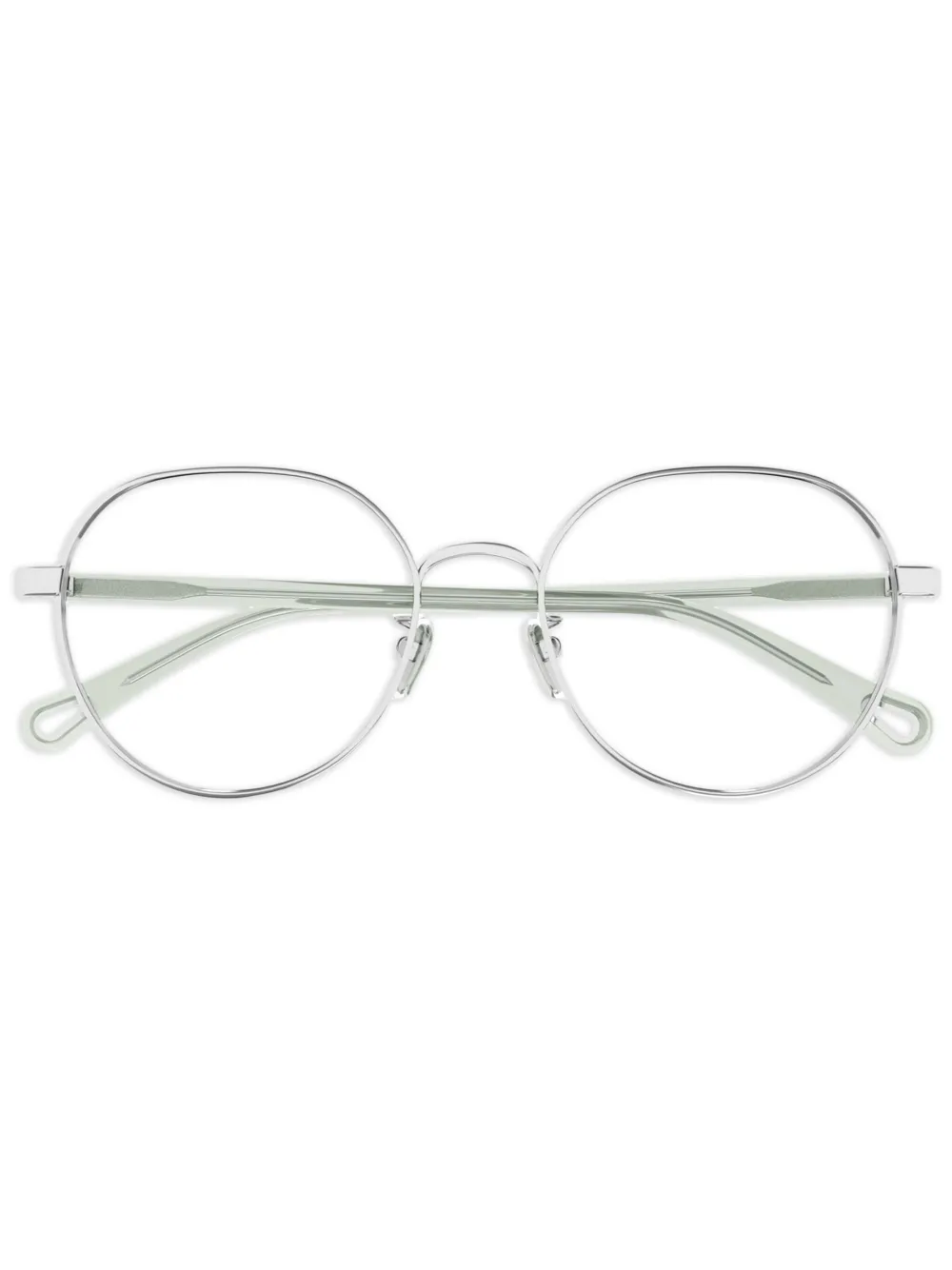 Chloé Eyewear Occhiali tondi - Argento