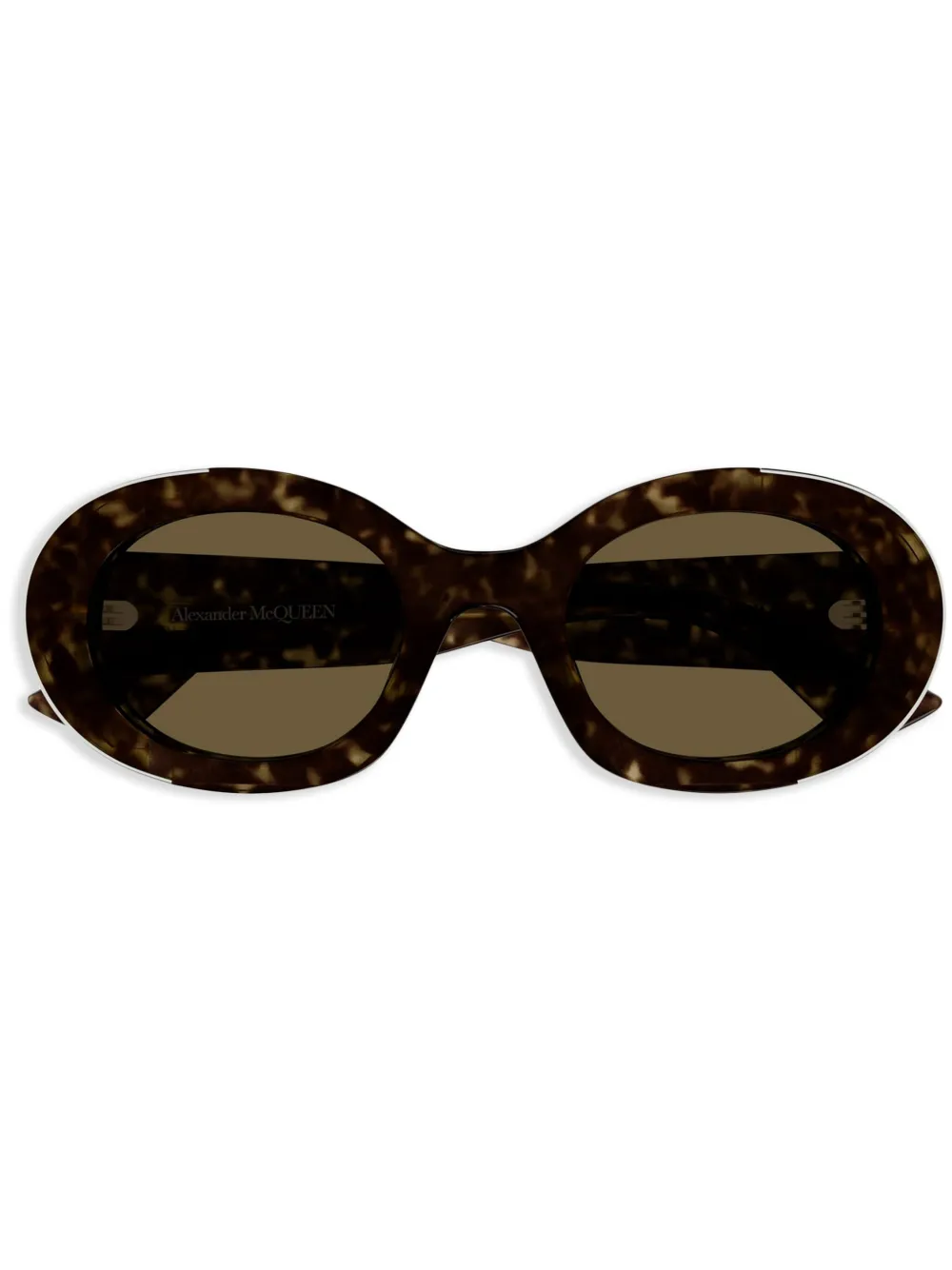 Alexander McQueen Eyewear AM0445S Sonnenbrille - Braun