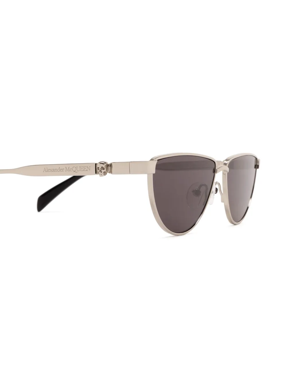 Alexander McQueen Eyewear AM0456S zonnebril Zilver