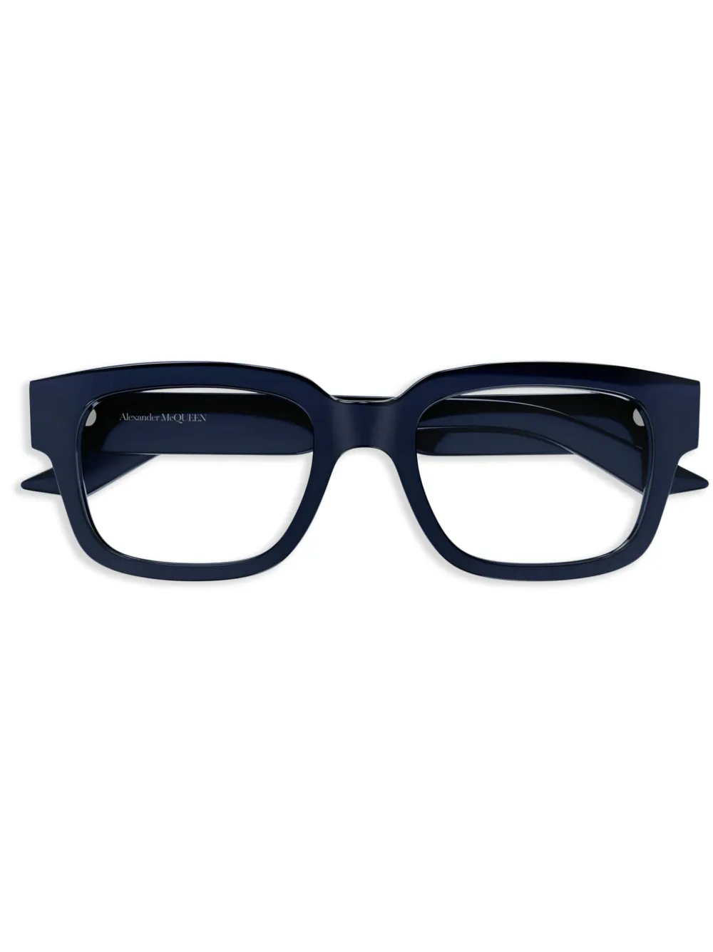 Alexander McQueen Eyewear lentes con armazón rectangular | azul | Image 1
