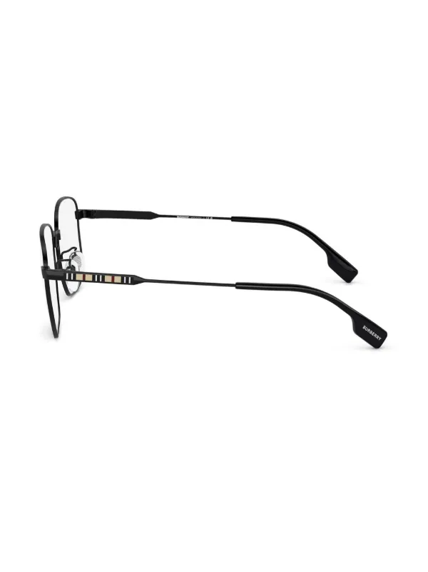 Burberry Eyewear スクエア眼鏡フレーム | ブラック | FARFETCH JP