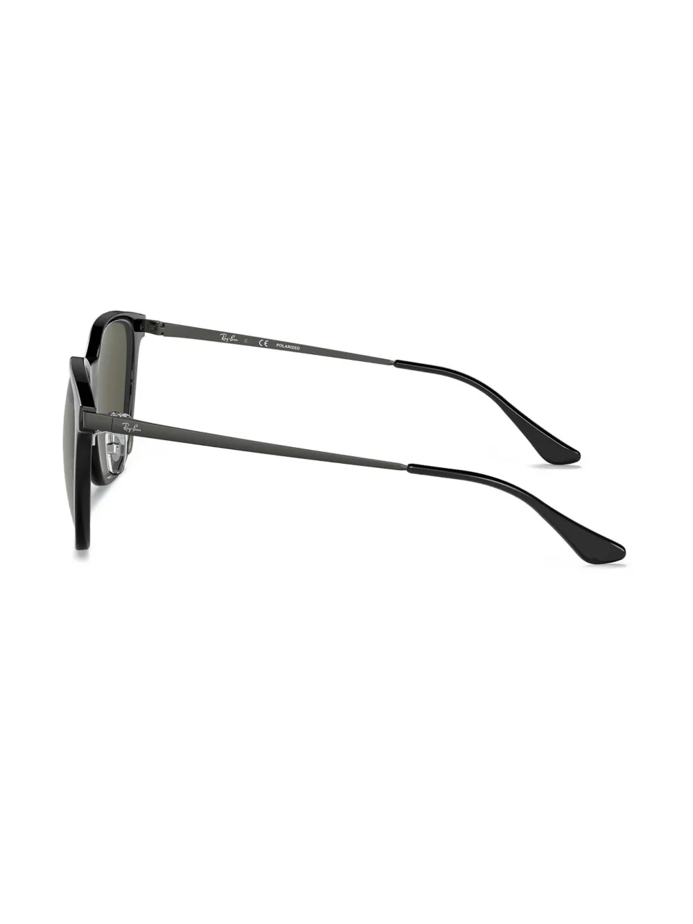 Ray-Ban Zonnebril met vierkant montuur Zwart