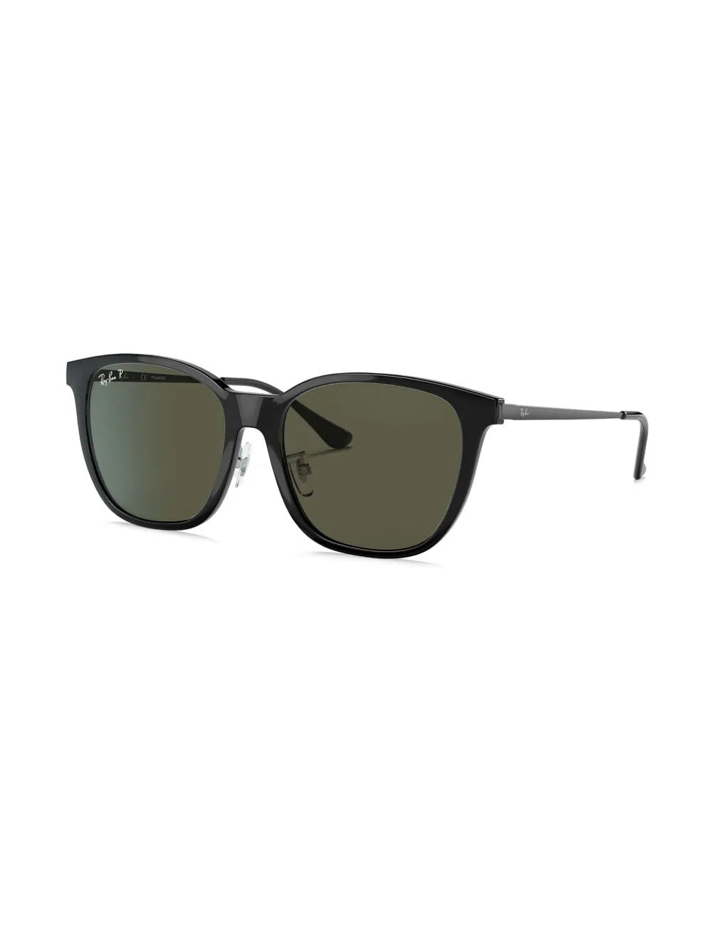 Ray-Ban Zonnebril met vierkant montuur Zwart