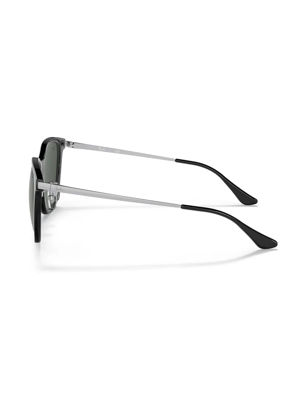 Ray-Ban Zonnebril met vierkant montuur Zwart