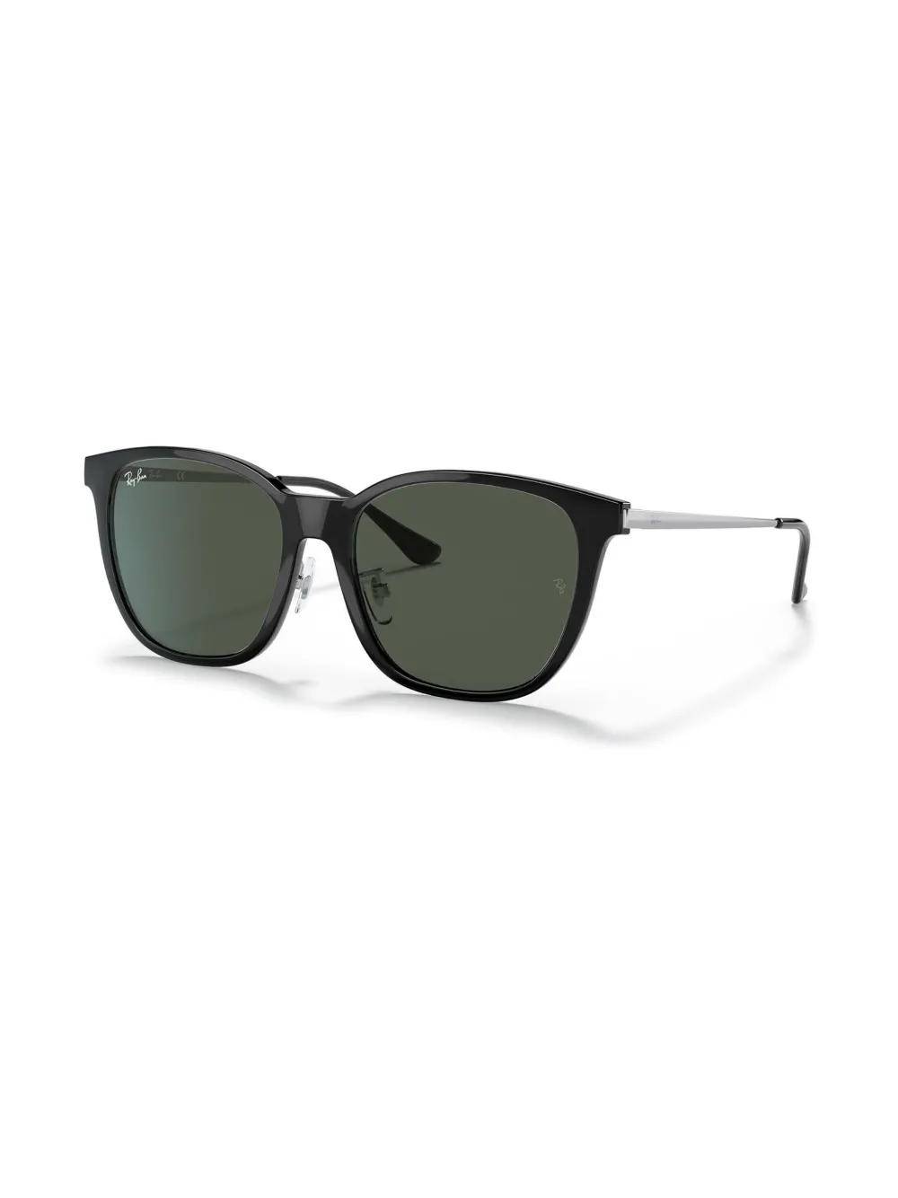 Ray-Ban Zonnebril met vierkant montuur Zwart