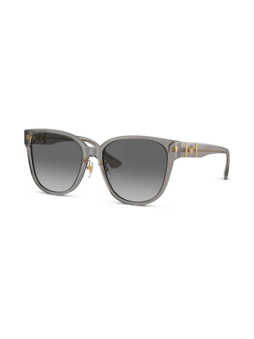 Versace Eyewear Zonnebril met vierkant montuur - Grijs