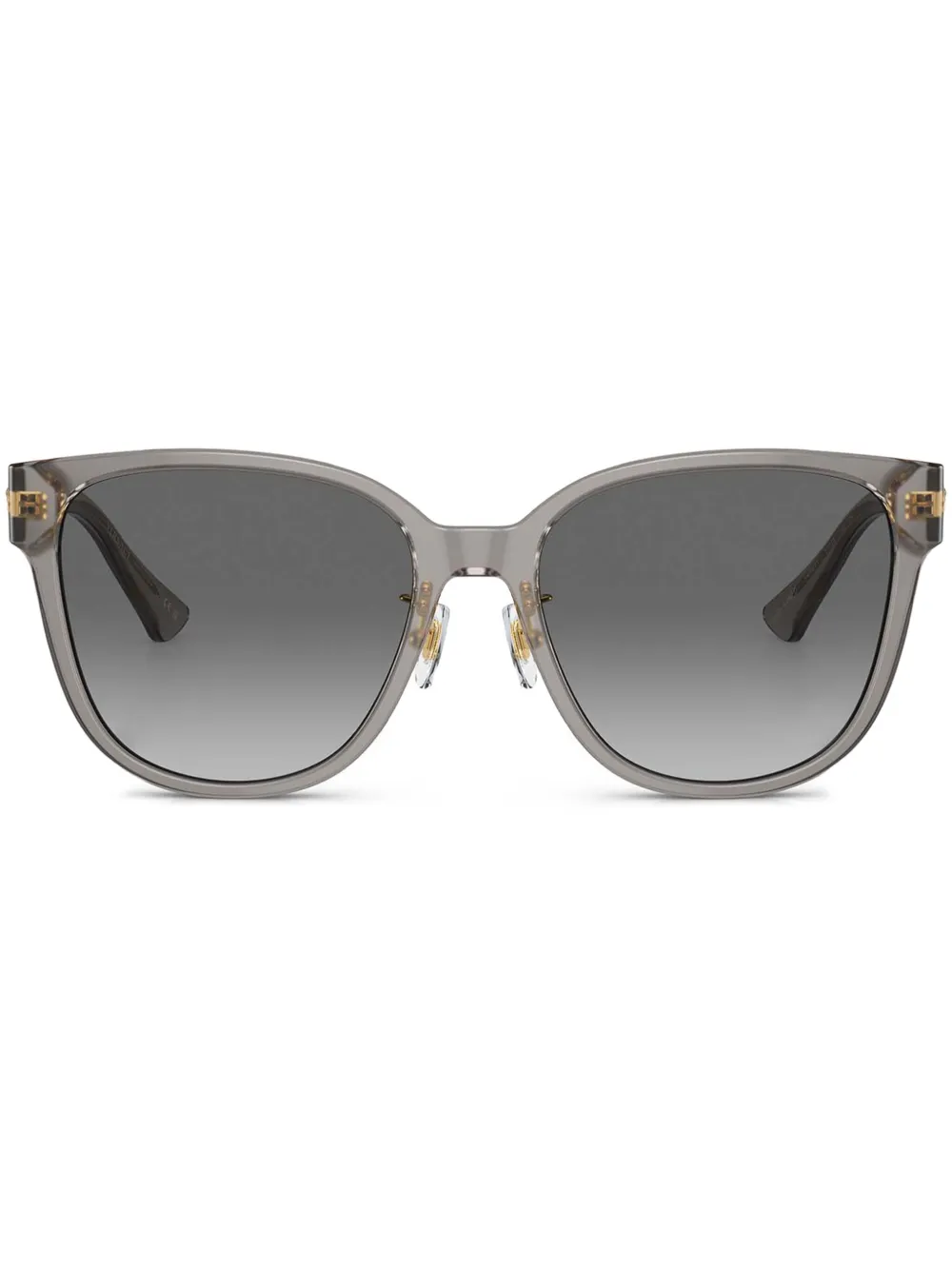 Versace Eyewear Zonnebril met vierkant montuur Grijs