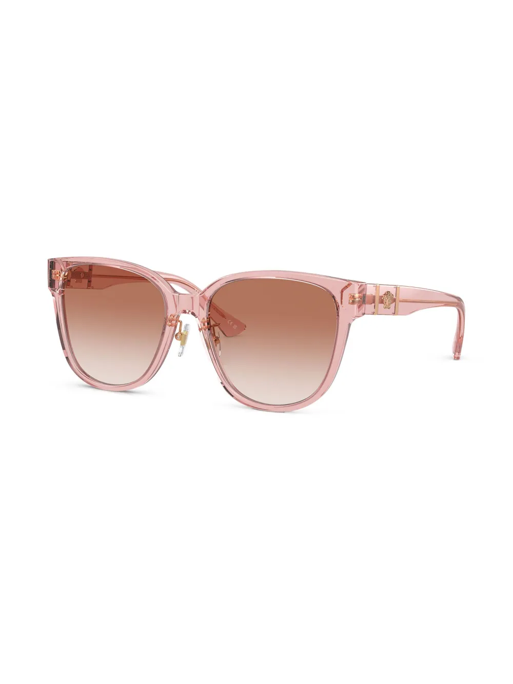 Versace Eyewear Zonnebril met cat-eye montuur Roze