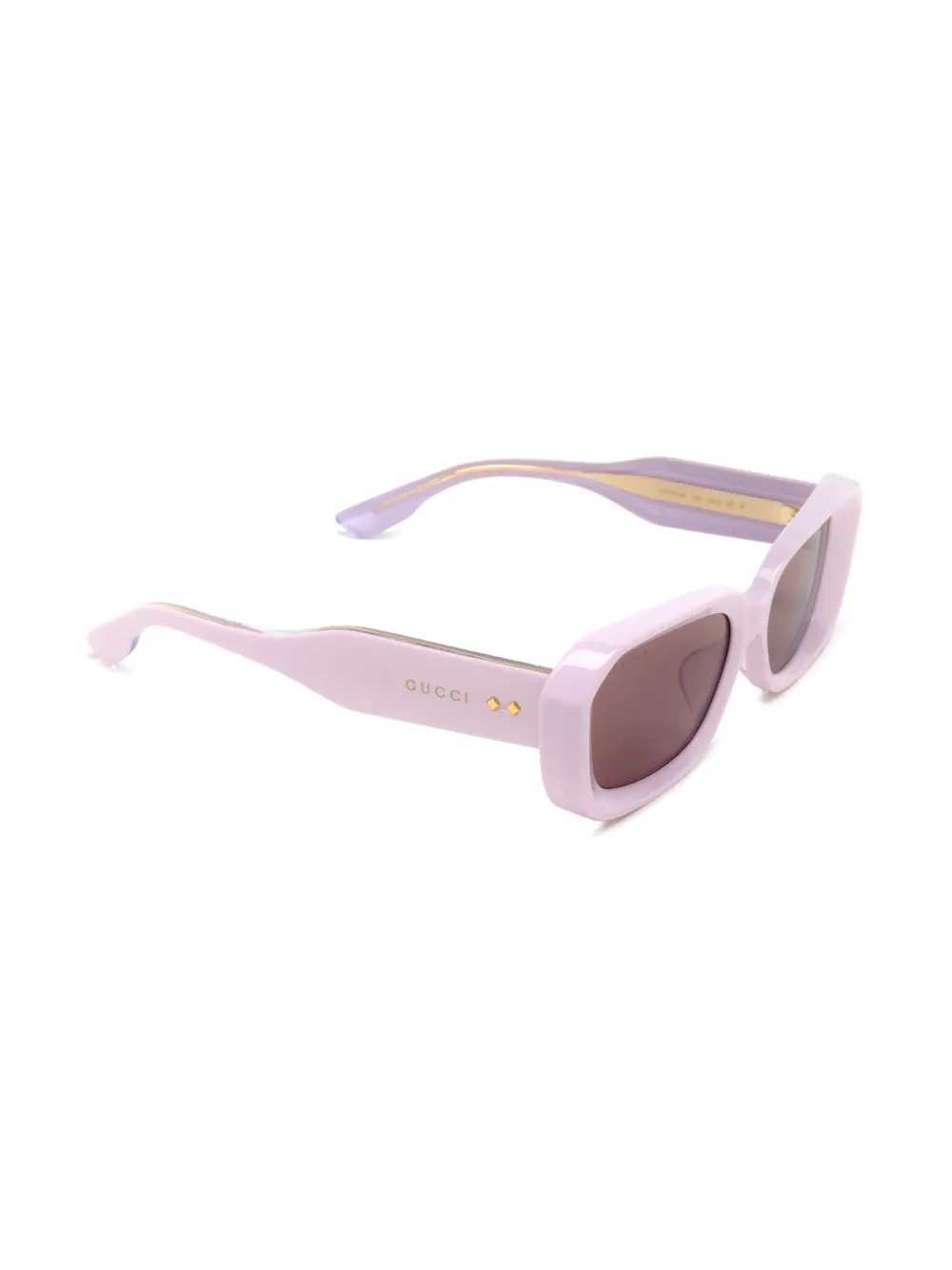 Gucci Eyewear Zonnebril met logoprint - Roze