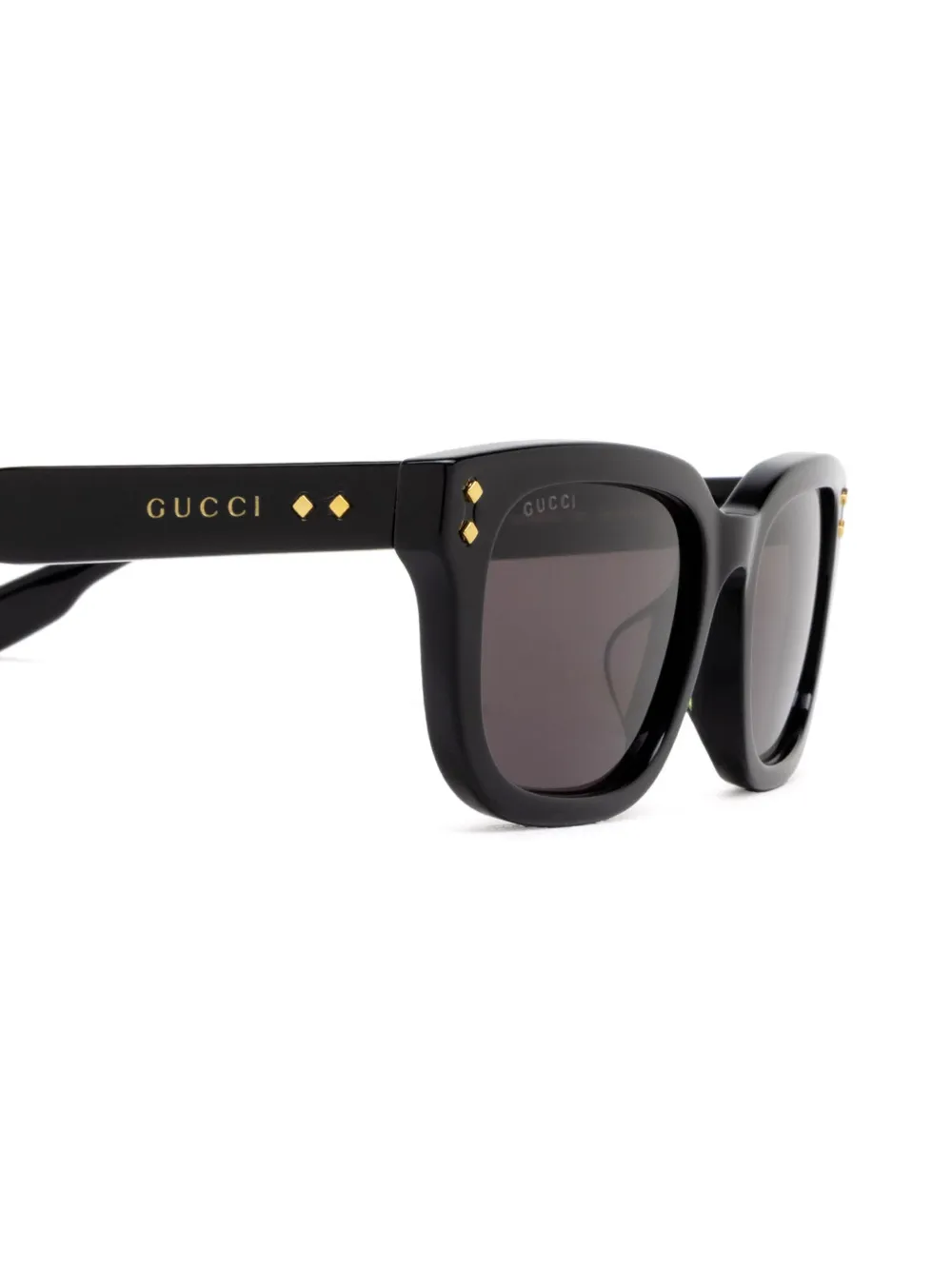 Gucci Eyewear Zonnebril met logoprint Zwart