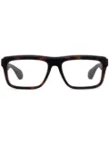 Gucci Eyewear GG1572O rectangle-frame glasses - Brown