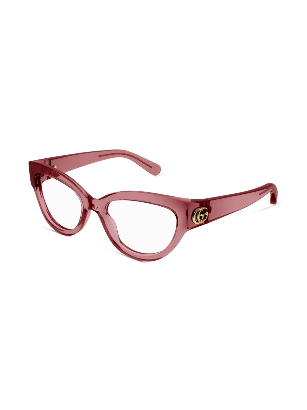Gucci Eyewear Bril met cat-eye montuur Rood