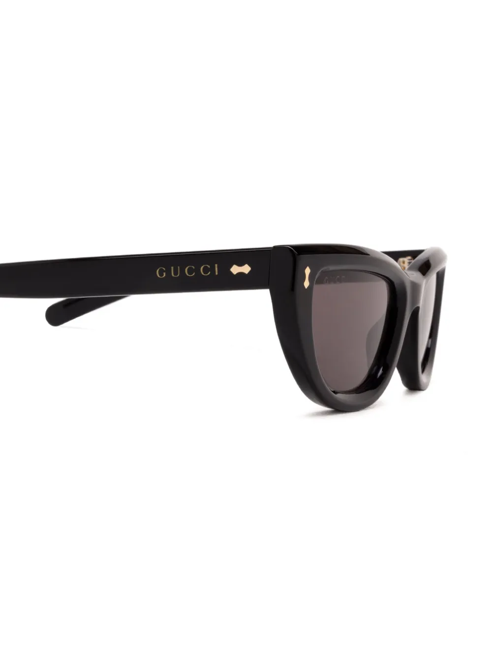 Gucci Eyewear Zonnebril met logoprint Zwart