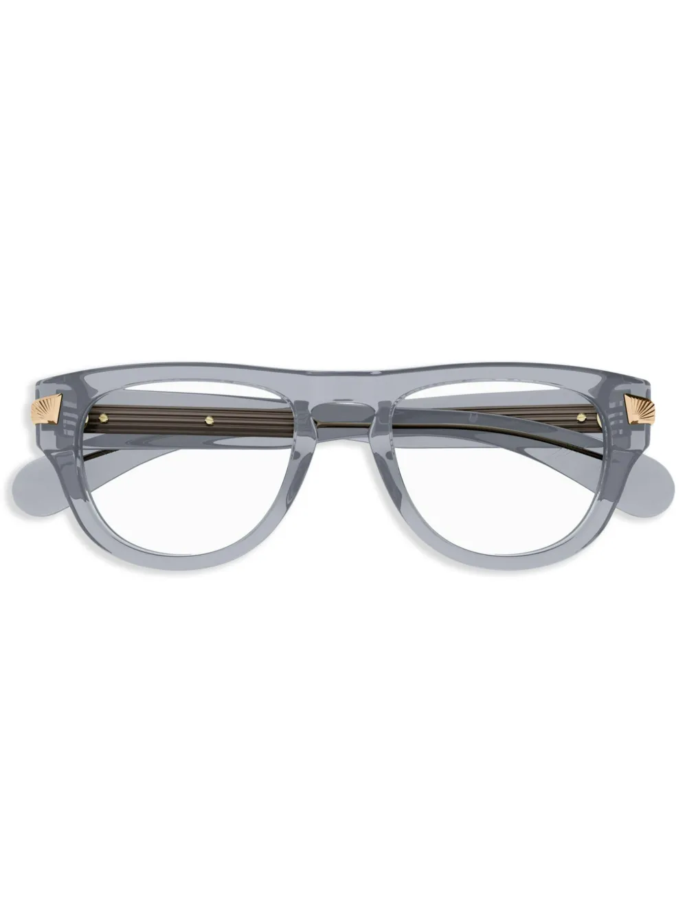 Gucci Eyewear Occhiali GG1519O tondi - Grigio
