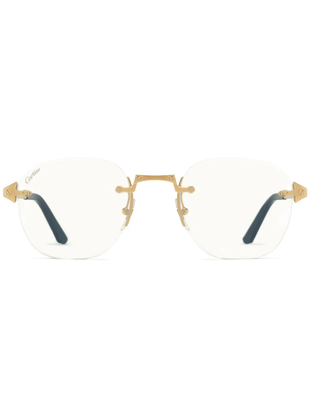Cartier Eyewear Occhiali da sole tondi - Oro