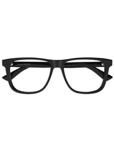 Alexander McQueen Eyewear rectangle-frame glasses Men