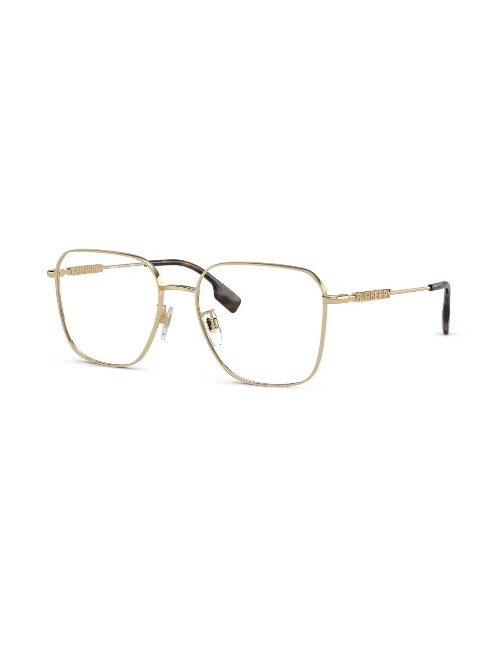 Burberry Eyewear Square-frame Glasses In Gold