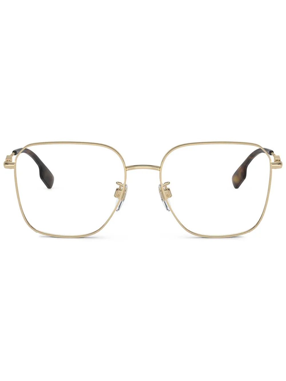 Burberry Eyewear Square-frame Glasses In Gold