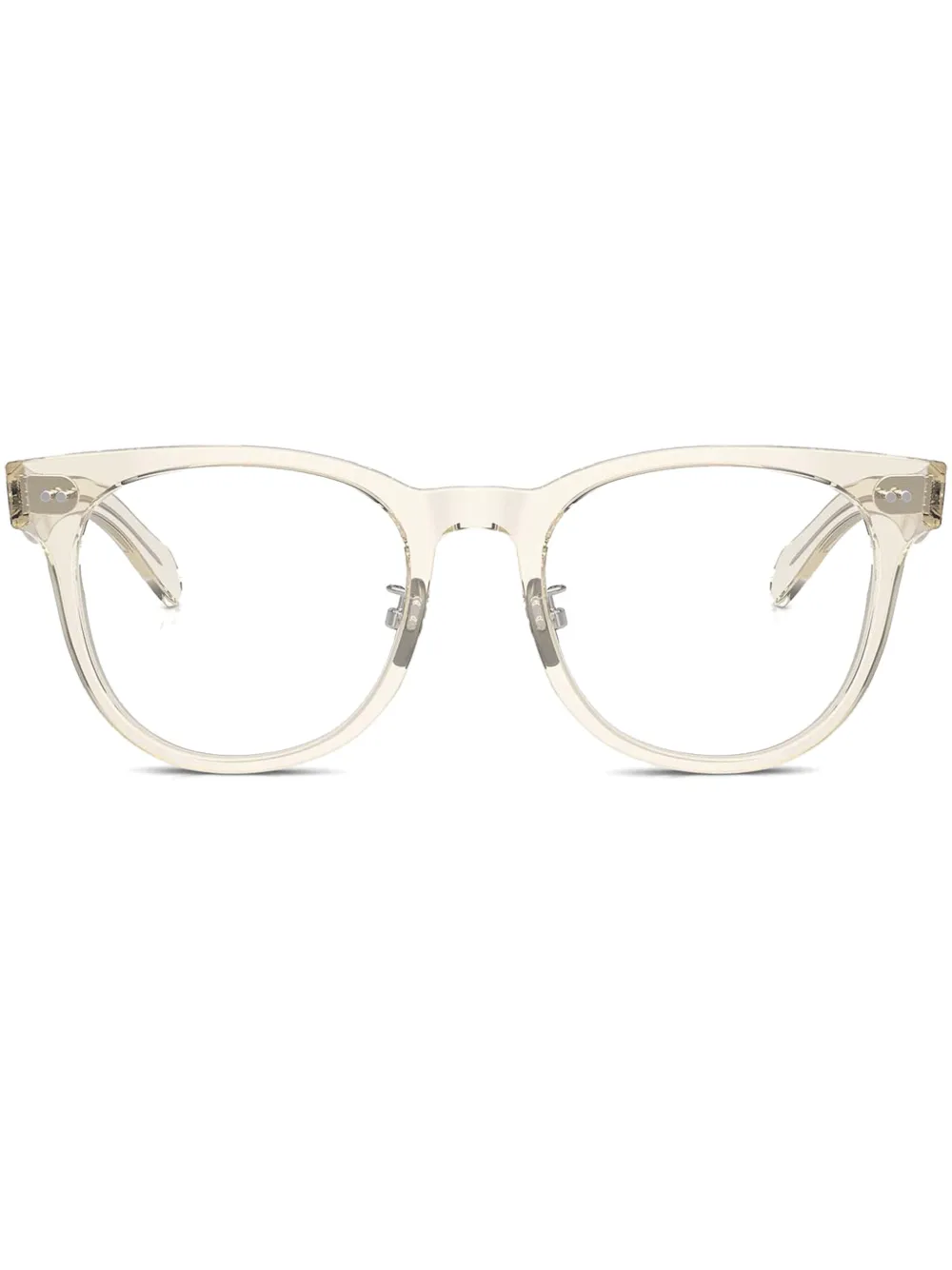 POLO RALPH LAUREN EYEWEAR transparent pantos-frame glasses