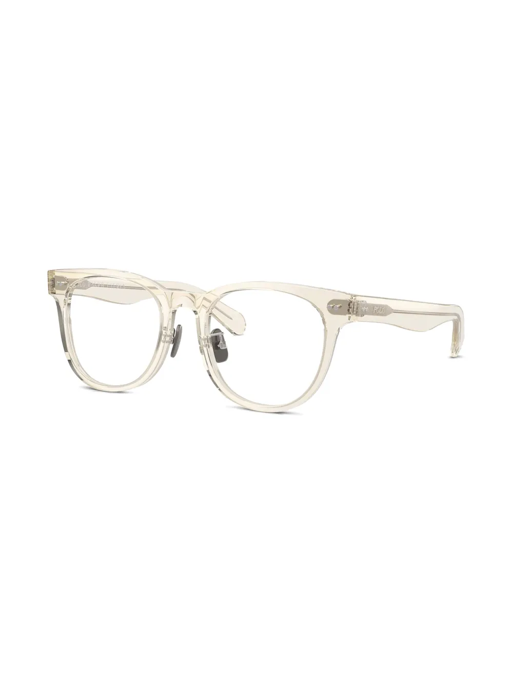POLO RALPH LAUREN EYEWEAR Bril met rond montuur Grijs