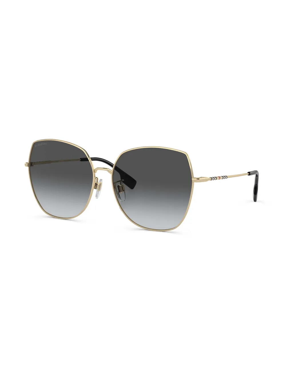 Burberry Eyewear Zonnebril met oversized montuur - Goud