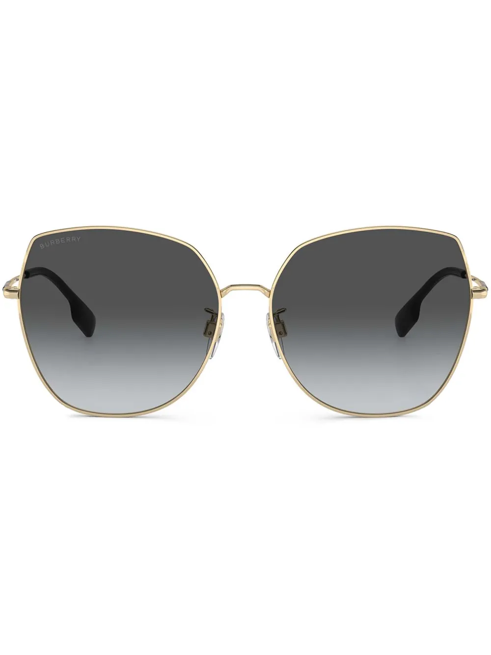 Burberry Eyewear Zonnebril met oversized montuur Goud