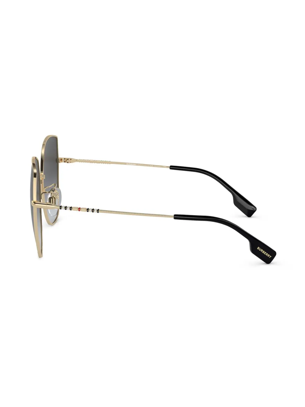 Burberry Eyewear Zonnebril met oversized montuur Goud