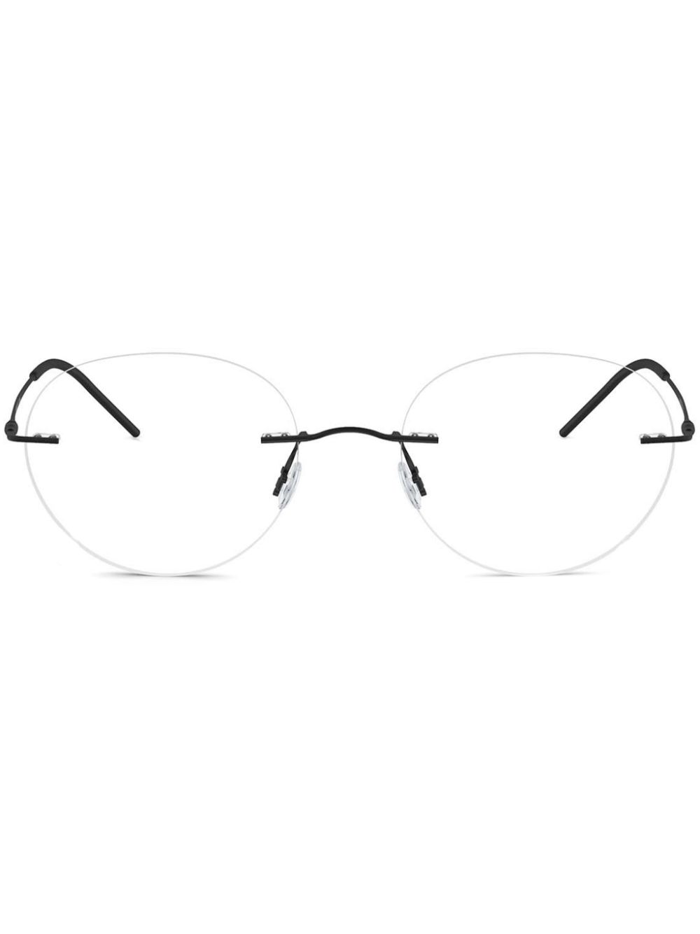 Giorgio Armani round frame glasses Men