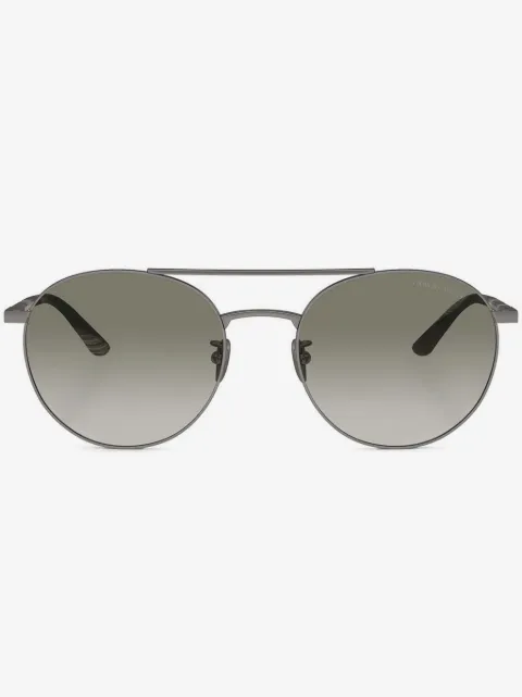 Giorgio Armani logo-engraved sunglasses 