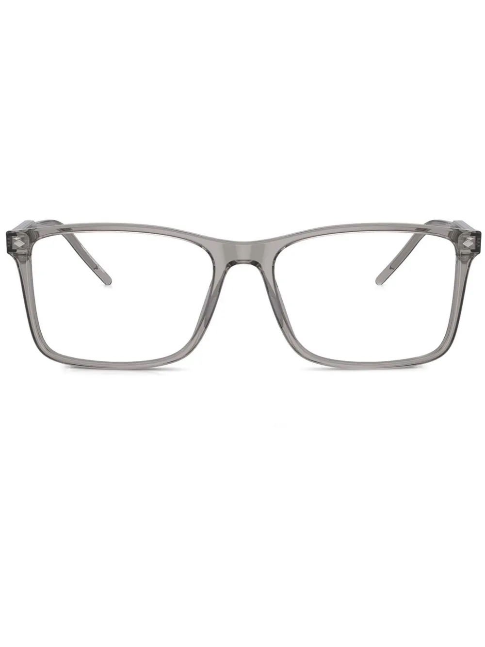Giorgio Armani lentes con armazón rectangular | gris | Image 1