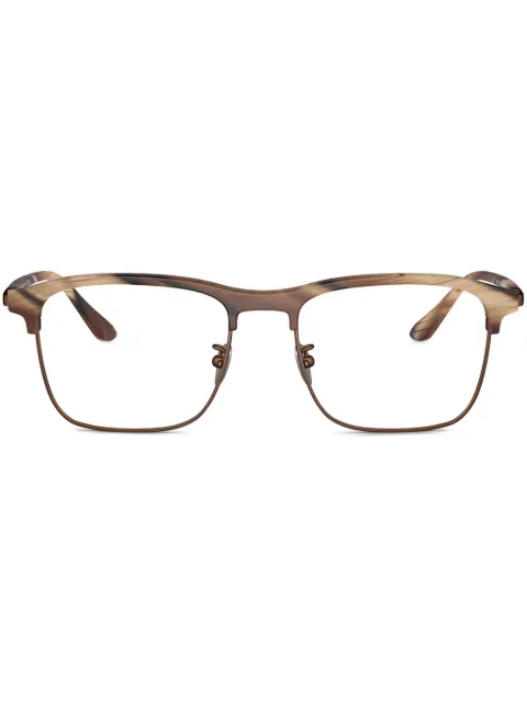 Giorgio Armani square-frame glasses