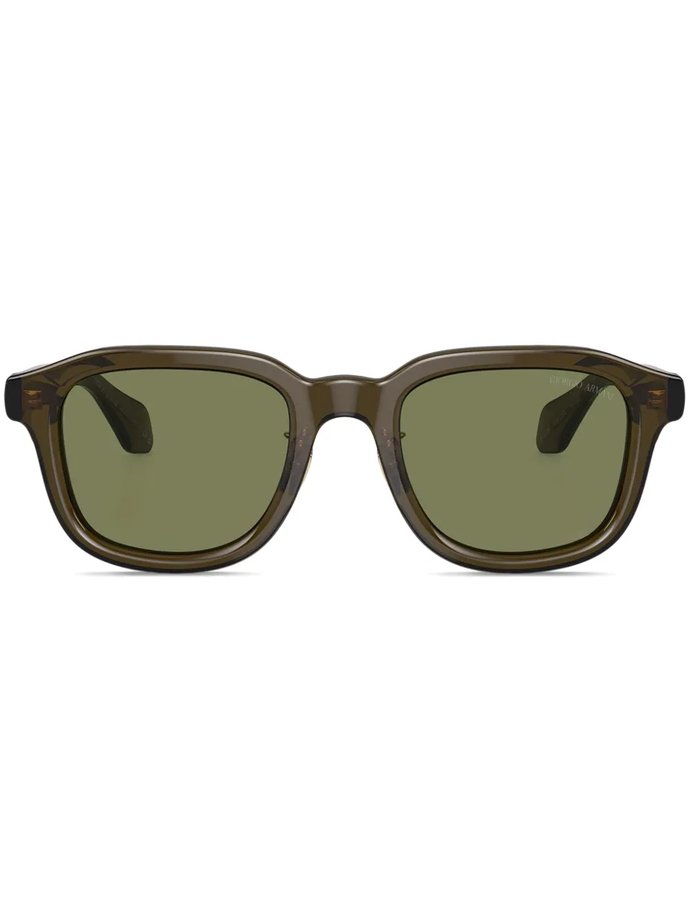 Giorgio Armani square-frame sunglasses | Green | Image 1