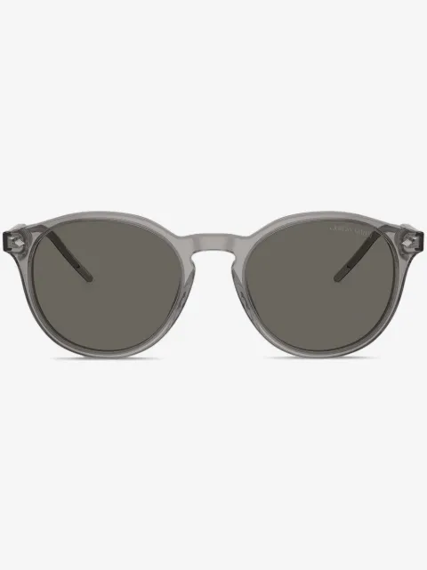 Giorgio Armani lunettes de soleil à monture ronde