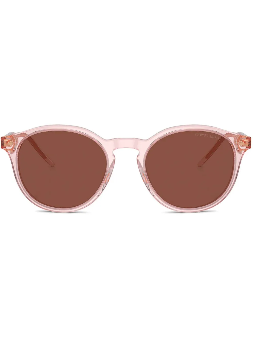 Giorgio Armani round-frame sunglasses | Pink | Image 1