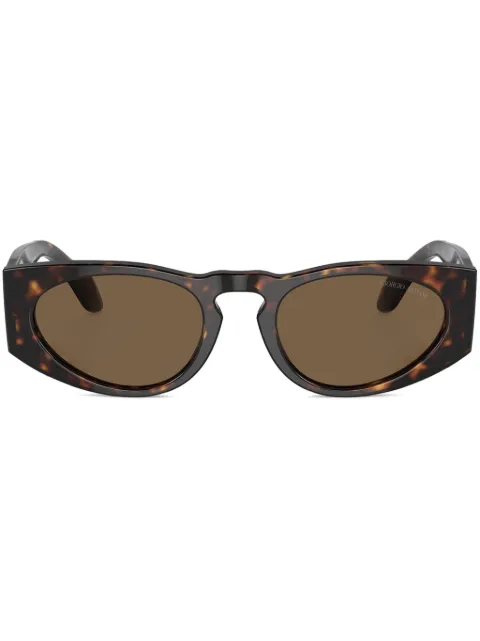 Giorgio Armani lentes de sol con armazón geométrica