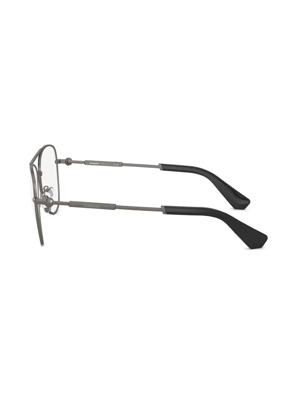 Burberry Eyewear Pilot-frame Glasses In Transparent