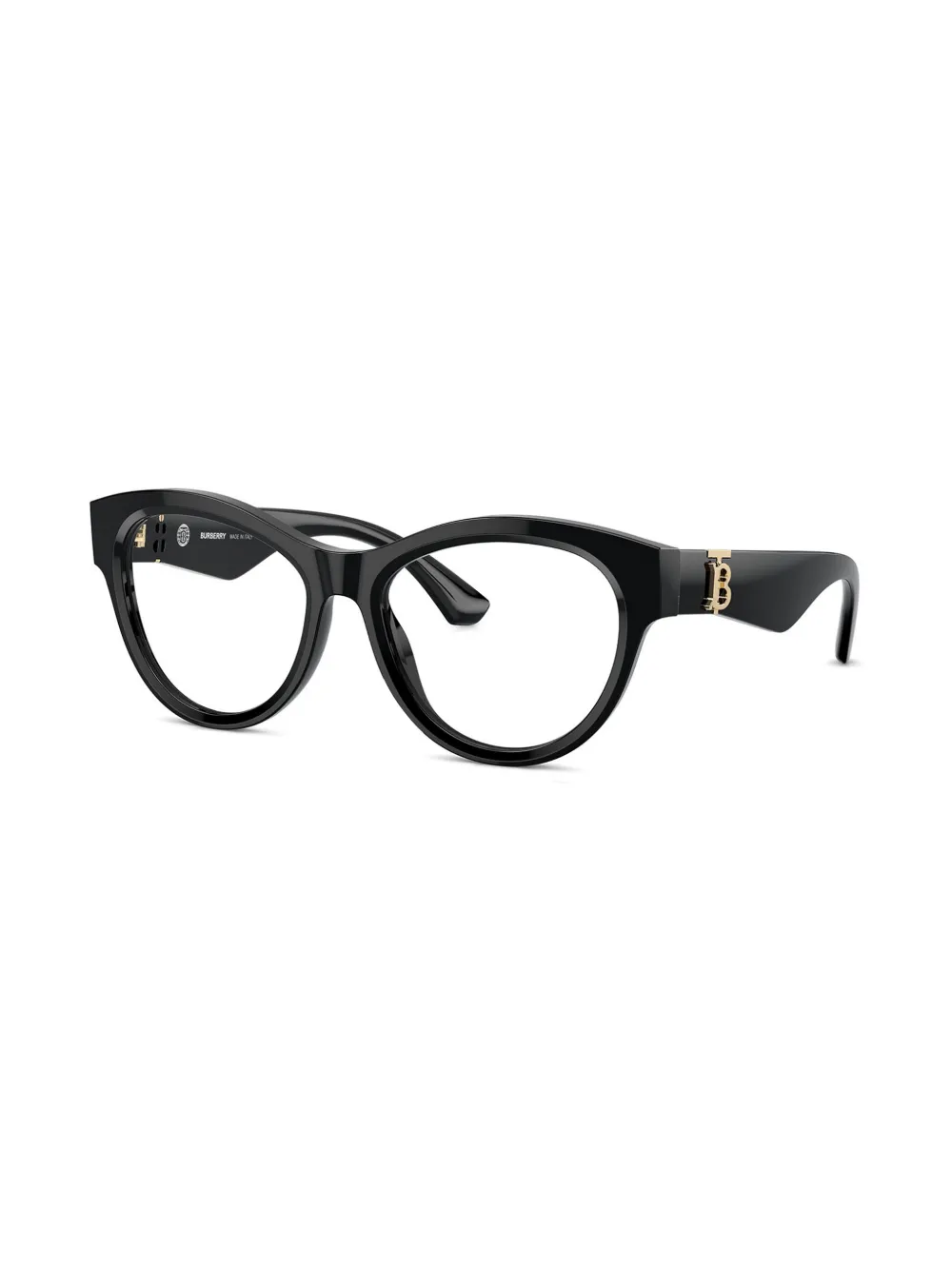 Burberry Eyewear Bril met rond montuur Zwart